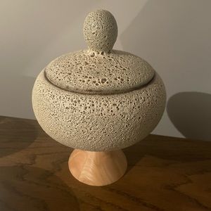 Vintage west elm storage vase